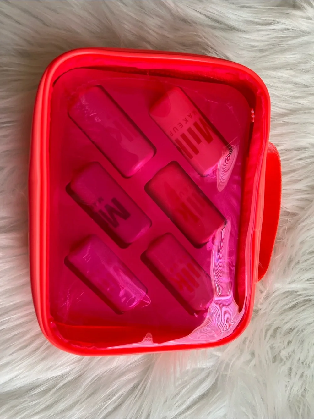Milk Makeup Pink and Coral Lipstick Set with Clear Coral Pouch